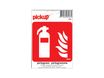 Pickup - Pictogramme - Extincteur - 100 x 100 mm