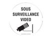 Pickup - Pictogramme rond - Magasin sous surveillance vidéo - 200 mm