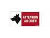 Pickup - Pictogramme - Attention au chien - 300 x 150 mm
