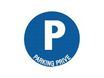 Pickup - Pictogramme rond - Parking privé - 300 mm