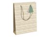 Clairefontaine Instinct Large - Sac cadeau kraft blanc - 26,5 cm x 14 cm x 33 cm