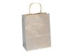Clairefontaine The Basics - 25 Sacs cadeau kraft argent - 16 cm x 8 cm x 21 cm