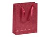 Clairefontaine Velvet - Sac cadeau rouge - 17 cm x 6 cm x 22 cm