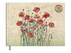 Kiub Bug Art - Livre d'or - 251 x 187 mm - coquelicot