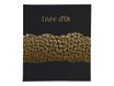 Exacompta Aramy - Livre d'or - 27 x 22 cm - 100 pages - noir/or