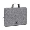 RIVACASE Anvik - Housse avec poignée pour ordinateur portable 15,6" - gris clair
