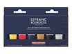 Lefranc Bourgeois - Set de peinture acrylique - 6 couleurs - ocre jaune, blanc titane, jaune primaire, noir ivoire, rouge primaire, bleu primaire - 20 ml