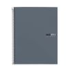 Notebook The Original, Couverture rigide, A4, quadrillage 5x5 mm, 80 feuilles de 1 couleur, Miquelrius, Grafit.