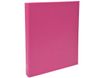 Exacompta - Classeur à anneaux - Dos 40 mm - A4 - pour 225 feuilles - rose