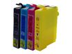 Cartouche compatible Epson T0556 Canard - pack de 4 - noir, jaune, cyan, magenta - Switch 