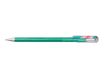 Pentel Hybrid Dual Metallic - Roller 2 effets de couleur - vert turquoise/rouge vert