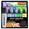 STABILO BOSS ORIGINAL ARTY - Pack de 5 surligneurs - couleurs froides assorties