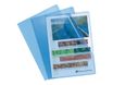 Exacompta - 10 Pochettes coin - A4 - 12/100 - bleu transparent