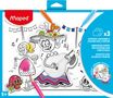 Maped - Support 3D à colorier et à monter x3 - disponible dans différentes couleurs