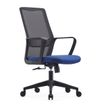 Fauteuil de bureau ZIGY - accoudoirs fixes - bleu