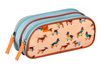 Quo Vadis - Trousse scolaire - Rectangle - Animascot - Toile (polyester) - 2 compartiment(s)