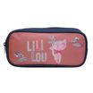 Trousse rectangulaire Lililou - 1 compartiment - rose - Bagtrotter