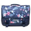 Cartable Offshore 38 cm - 2 compartiments - bleu marine et imprimé - Bagtrotter