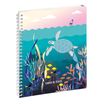 Cahier de textes spiralé Océan Tortue - 17 x 22 cm - Exacompta