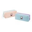 Trousse rectangulaire Teknik Pastel - 2 compartiments - 2 modèles disponibles - Exclusivité Bureau Vallée - Viquel