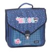 Cartable Chacha Miaou 36 cm - 2 compartiments - bleu - Kid'Abord