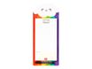 Legami Don't Forget - Bloc-notes magnétique - 11 x 28 cm - 60 feuilles - rainbow