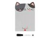 Legami - Tableau blanc magnétique - 28 x 35 cm - kitty