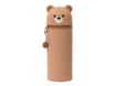 Legami Kawaï Teddy Bear - Trousse Pot à crayons 2-en-1 - silicone