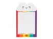 Legami - Bloc-notes 11 x 19 cm - 70 feuilles - arc-en-ciel