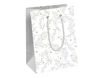 Clairefontaine - Sac cadeau - 21,5 cm x 10,2 cm x 25,3 cm - blanc/gris