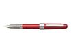 Platinum Plaisir - Stylo plume pointe moyenne - rouge