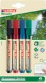 Edding EcoLine 28 - 4 Marqueurs effaçables - couleurs assorties