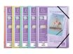 Exacompta Kreacover Pastel - Trieur polypro 8 positions A4 personnalisable - avec 3 rabats - disponible en différents coloris