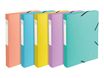 Exacompta Aquarel - Boîte de classement (livrée à plat) - dos 60 mm - disponible dans différentes couleurs pastels