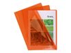 Exacompta - 100 Pochettes coin - A4 - 13/100 - orange