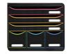 Exacompta Black Office Store-Box - Module de classement 6 tiroirs - noir/arlequin