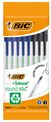 BIC ECOlutions ROUND STIC - Pack de 8 stylos à bille - bleu et noir