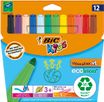 BIC Kids Visacolor XL - 12 Feutres - pointe large - couleurs assorties