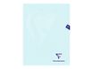 Clairefontaine Mimesys Pastel - Cahier polypro 24 x 32 cm - 96 pages - petits carreaux - disponible dans différentes couleurs