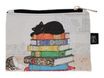 Kiub Bug Art - Porte monnaie plat - chaton et livres