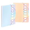 Viquel Rainbow Pastel - trieur à soufflet - pour A4 - à onglets - disponible en différents coloris