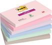 Post-it - 6 Blocs notes Super Sticky Soulful - couleurs assorties - 76 x 127 mm