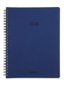 Agenda à spirale Calvi Timing Recyclé - 1 semaine sur 2 pages - 17 x 22 cm - bleu - Brepols