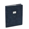 Agenda Colette President avec répertoire - 1 semaine sur 2 pages - 21 x 27 cm - bleu marine - Quo Vadis