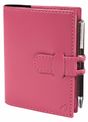 Agenda de poche Soho Randonnée Prestige avec porte mine - 1 semaine sur 2 pages - 9 x 12,5 cm - rose - Quo Vadis