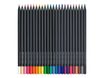 Faber-Castell Black Edition - 24 crayons de couleur - couleurs assorties