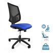 Fauteuil de bureau UNIT AIR - Accoudoirs en option - bleu