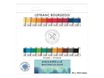Lefranc Bourgeois Studio - 24 Tubes de peinture aquarelle - couleurs assorties