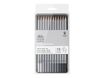 Winsor & Newton Studio Collection - Pack de 12 crayons graphites - 2B, 3B, 4B, 5B, 6B, 7B, 8B, 9B, B, F, H, HB