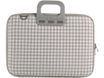 Bombata Pied de poule - Sacoche pour ordinateur portable 15" - gris clair